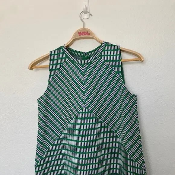 Anthropologie Maeve Dress A-Line Back Zip Sleeveless Jacquard Knit Women Medium - Picture 9 of 16